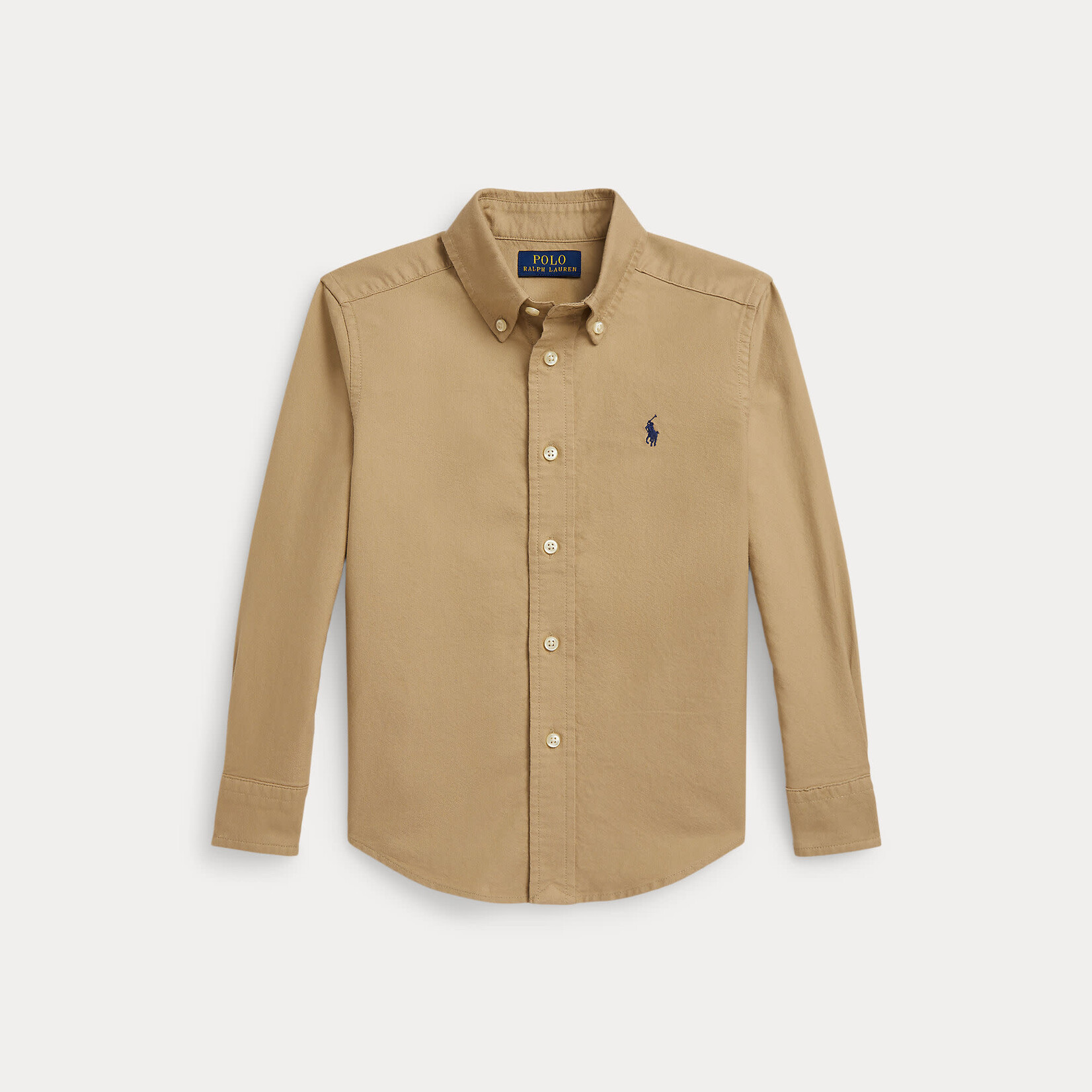 Ralph Lauren GARMENT-DYED COTTON OXFORD SHIRT VINTAGE KHAKI