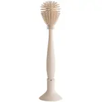 Mushie Baby Deloof: Silicone Baby Bottle Brush flessenborstel SHIFTING SAND