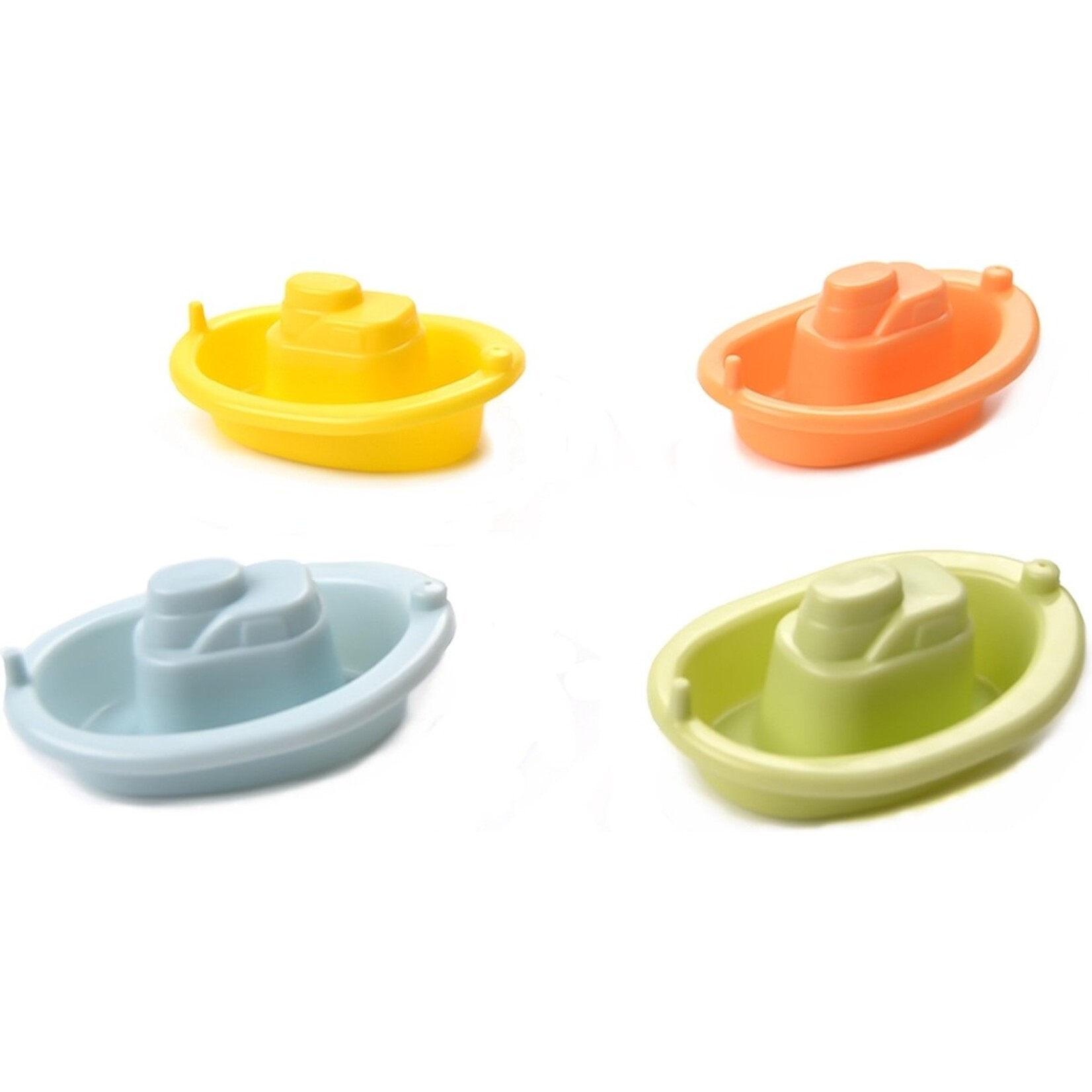Viking Toys Viking Toys Ecoline - Set van 4 mini bootjes