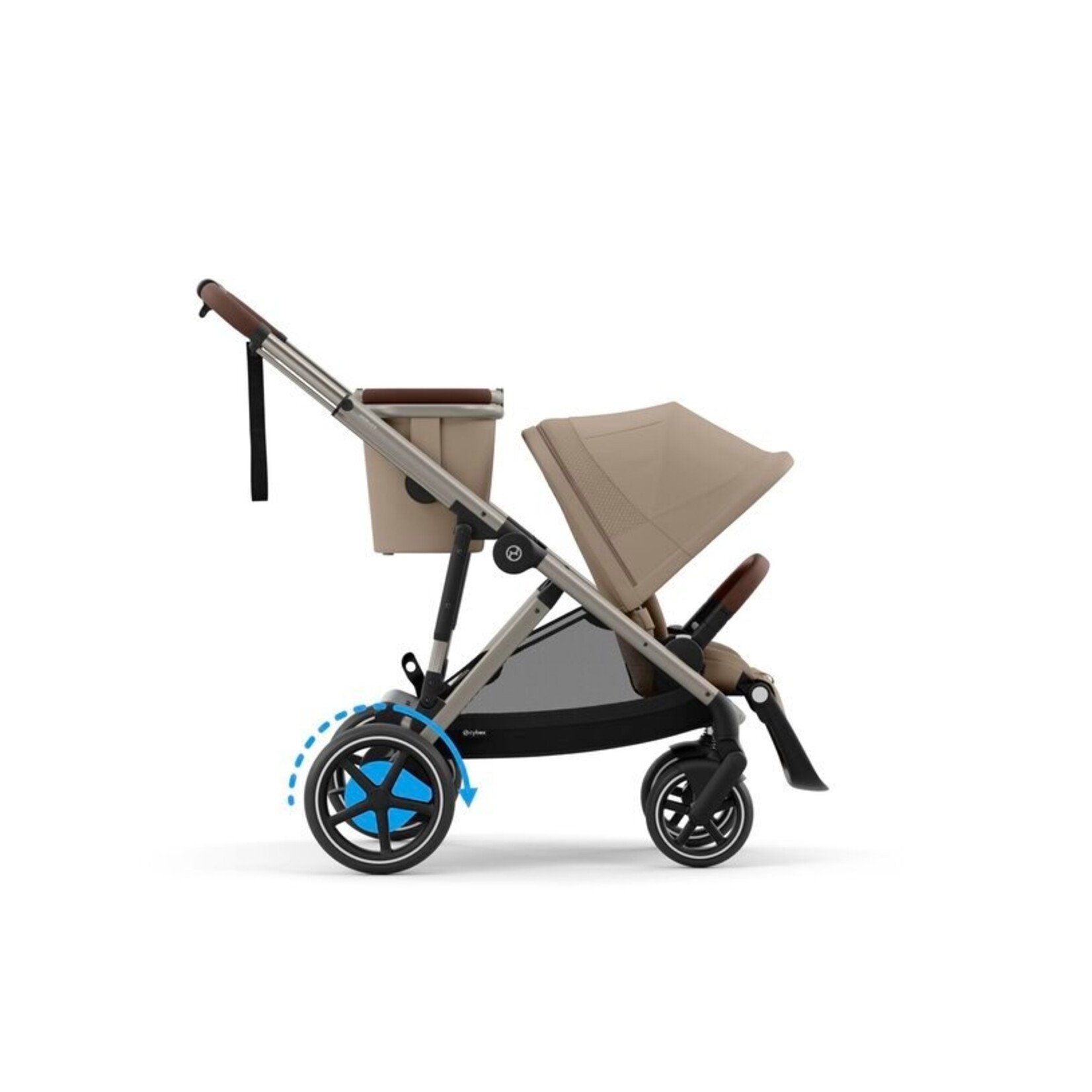 Cybex Baby Deloof: e-Gazelle S Almond beige (Taupe frame)