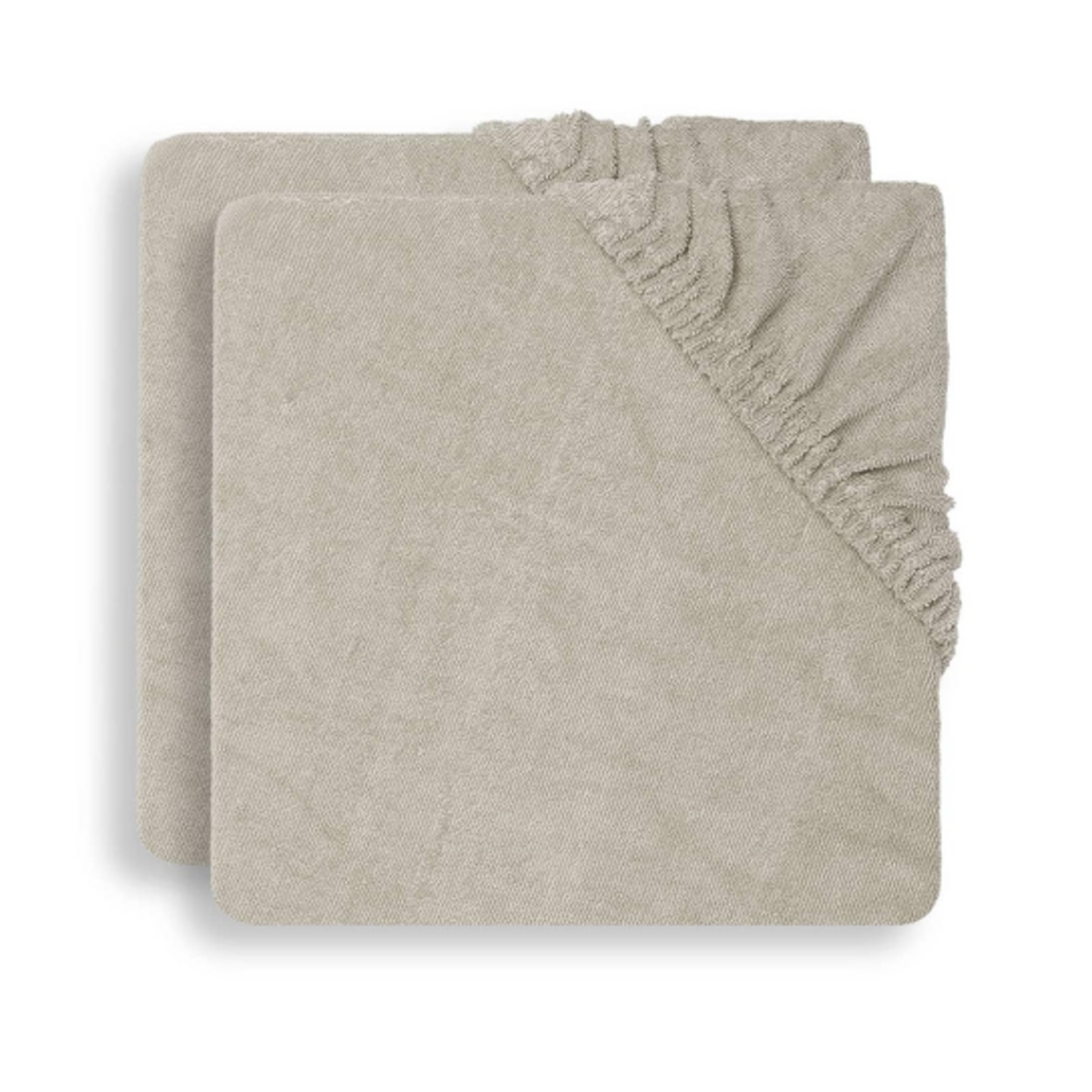 Jollein Baby Janssens: Aankleedkussenhoes badstof 50x70cm nougat (2pack)