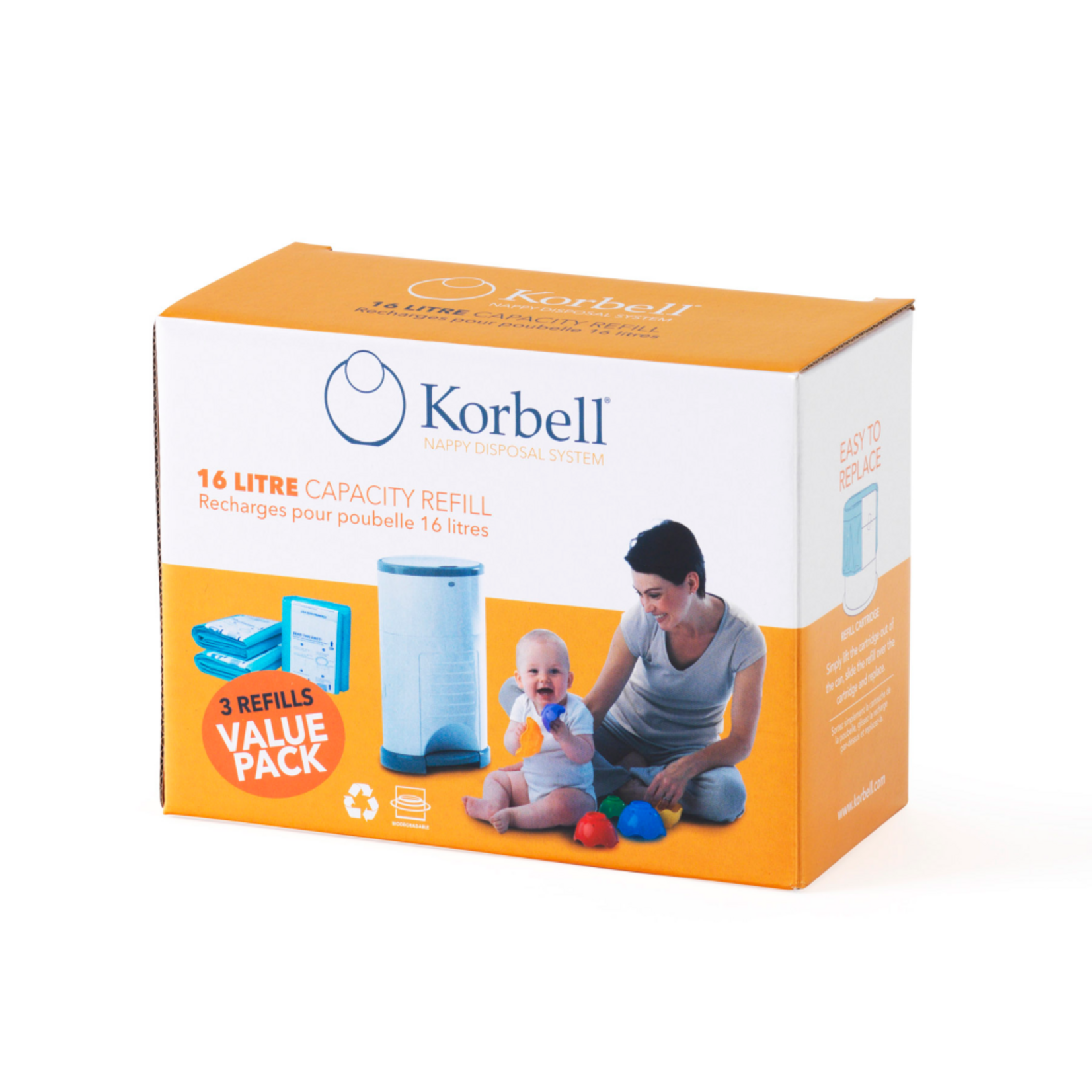 Korbell Baby Janssens: KORBELL refill, 3 Pack