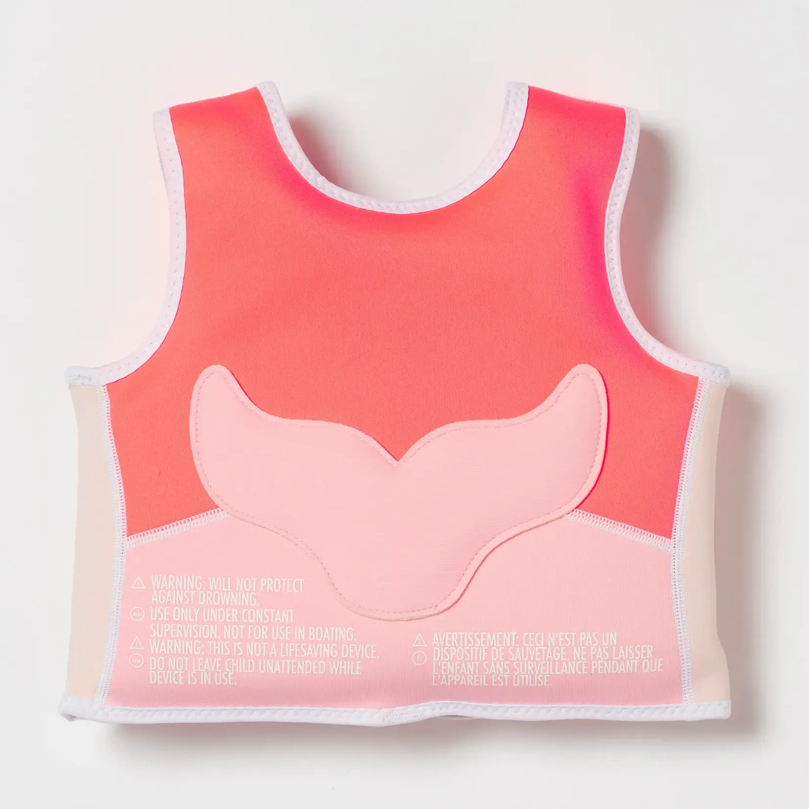 Sunnylife Swim Vest 1-2 year - Melody the Mermaid Neon Strawberry