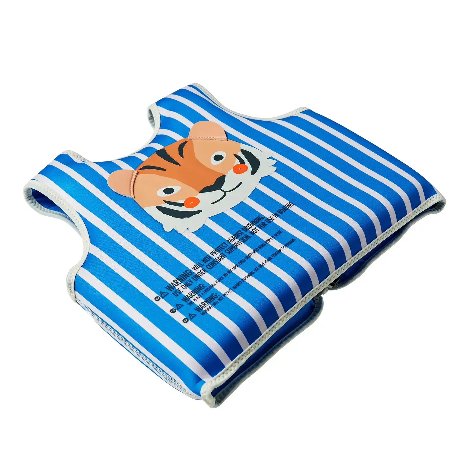 Sunnylife Swim Vest 3-6 year - Tino the Tiger Blue