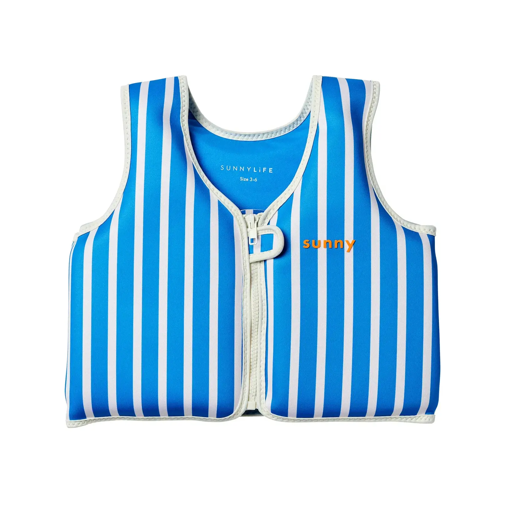 Sunnylife Swim Vest 3-6 year - Tino the Tiger Blue