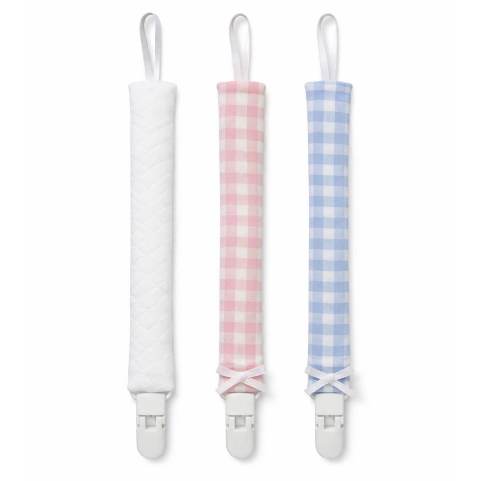 Living Nature Fopspeenketting - roze/wit