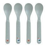 Lässig Baby Janssens: Spoon Set PP/Cellulose Tiny Team Dog
