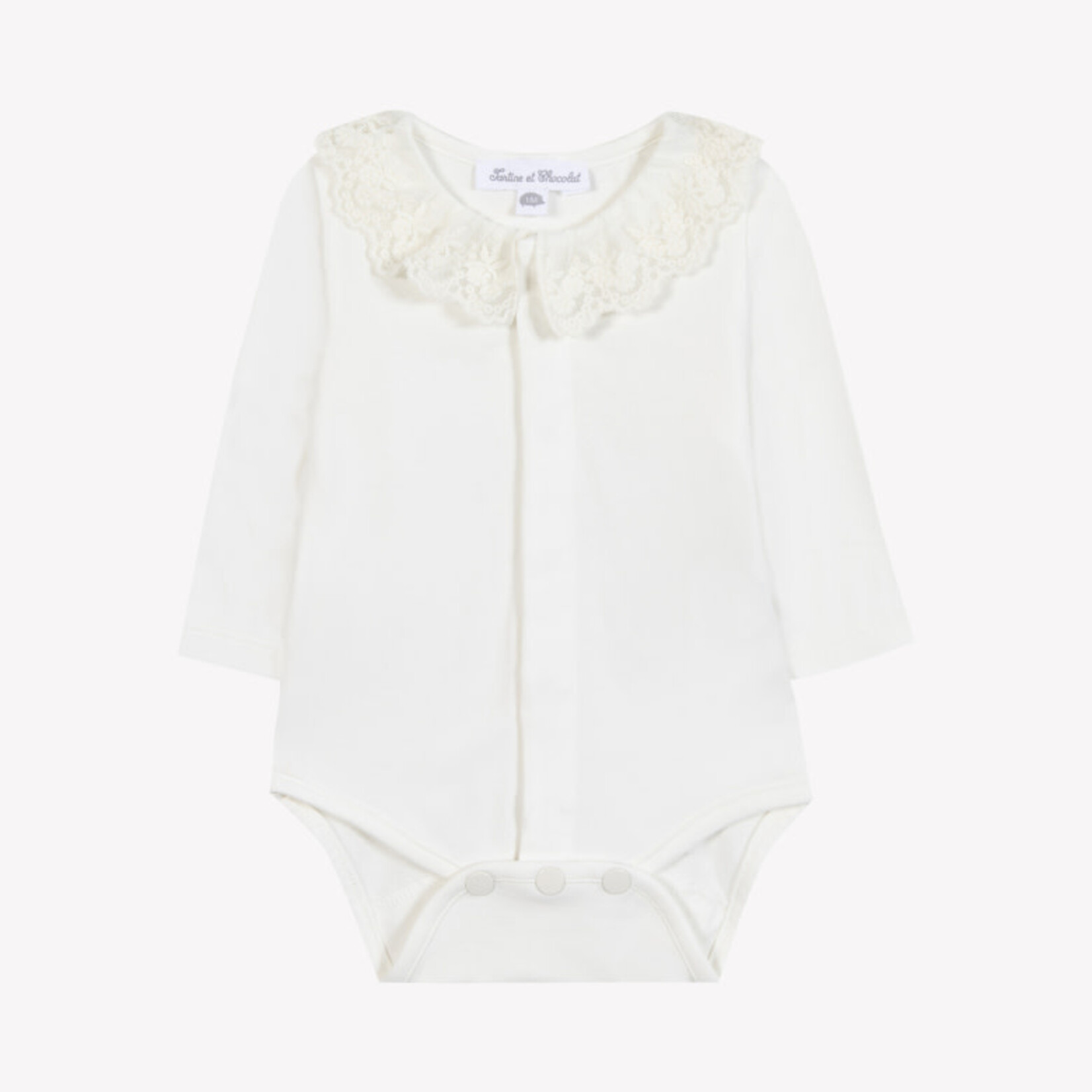 Tartine et Chocolat Baby Janssens; BODY3 Polo Manches longues Gris clair CB11020