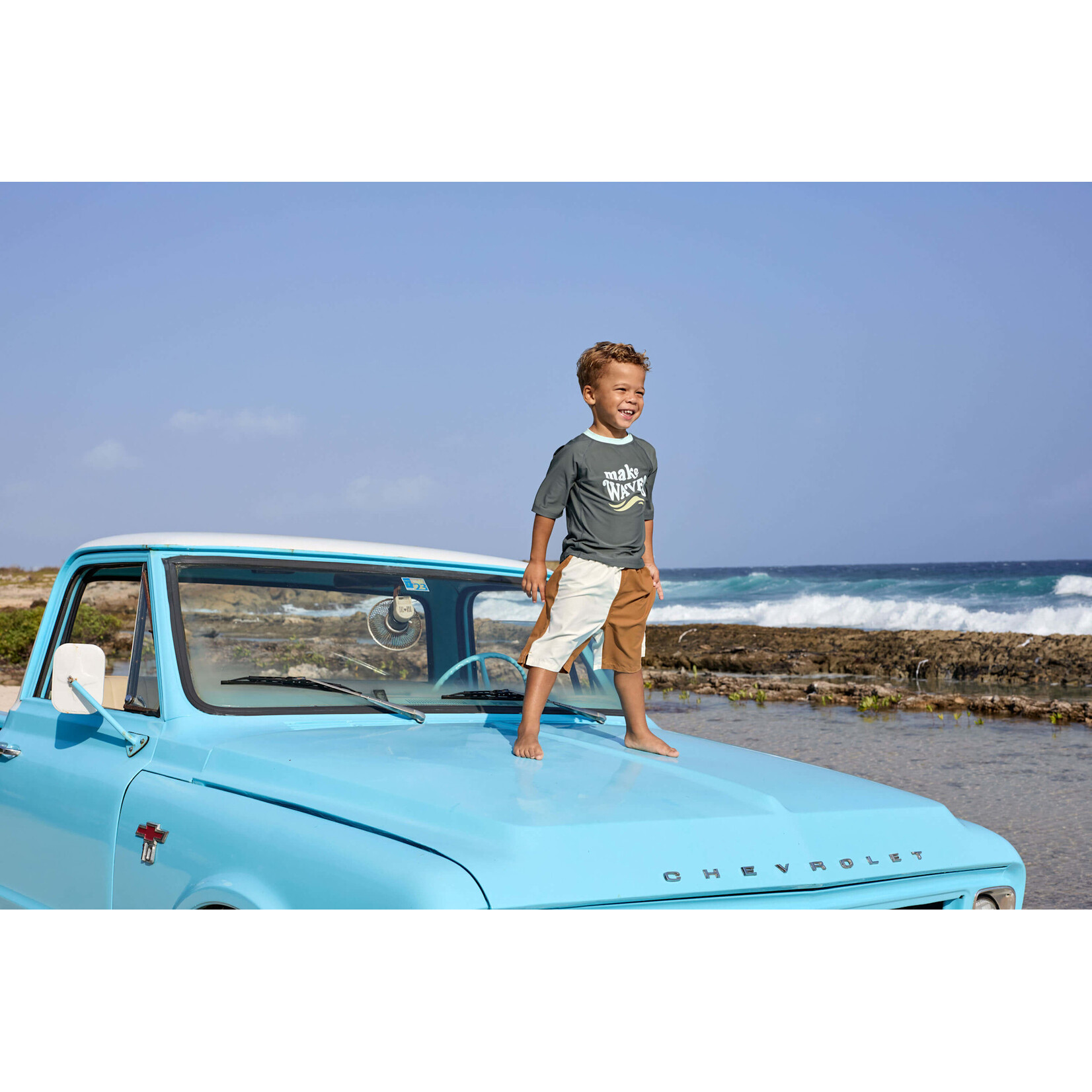 Lässig Board Short Boy sea salt/deep olive
