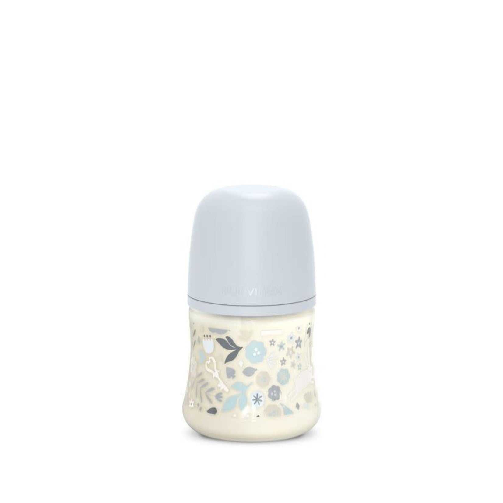 Suavinex Baby Deroo:  Zuigfles 150ml met SX Pro S Wonderland speen Blauw