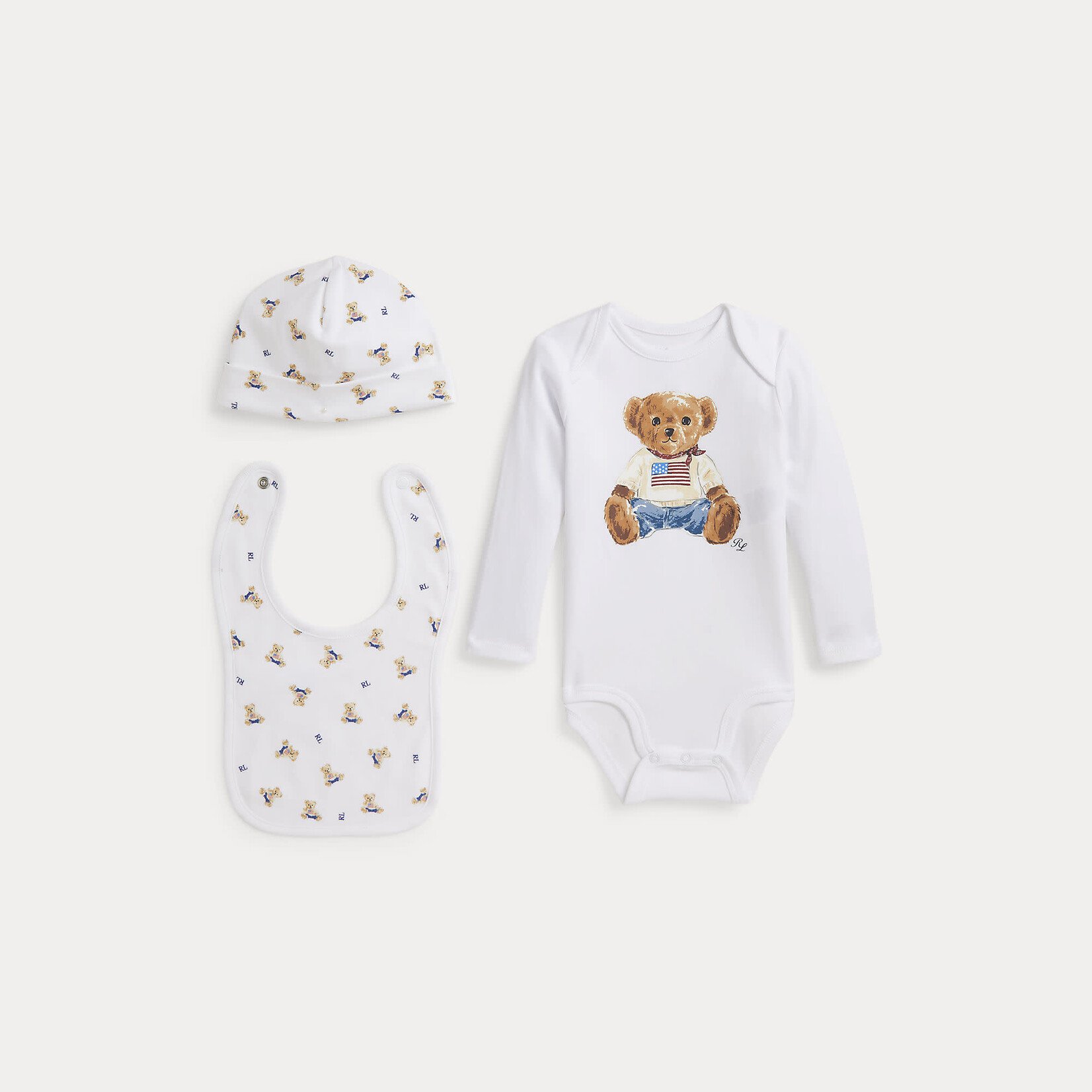 Ralph Lauren KNIT-GIFT BOX SET WHITE MULTI