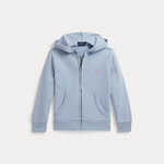 Ralph Lauren LS FZ HOOD-KNIT SHIRTS-SWEATSHIRT ESTATE BLUE