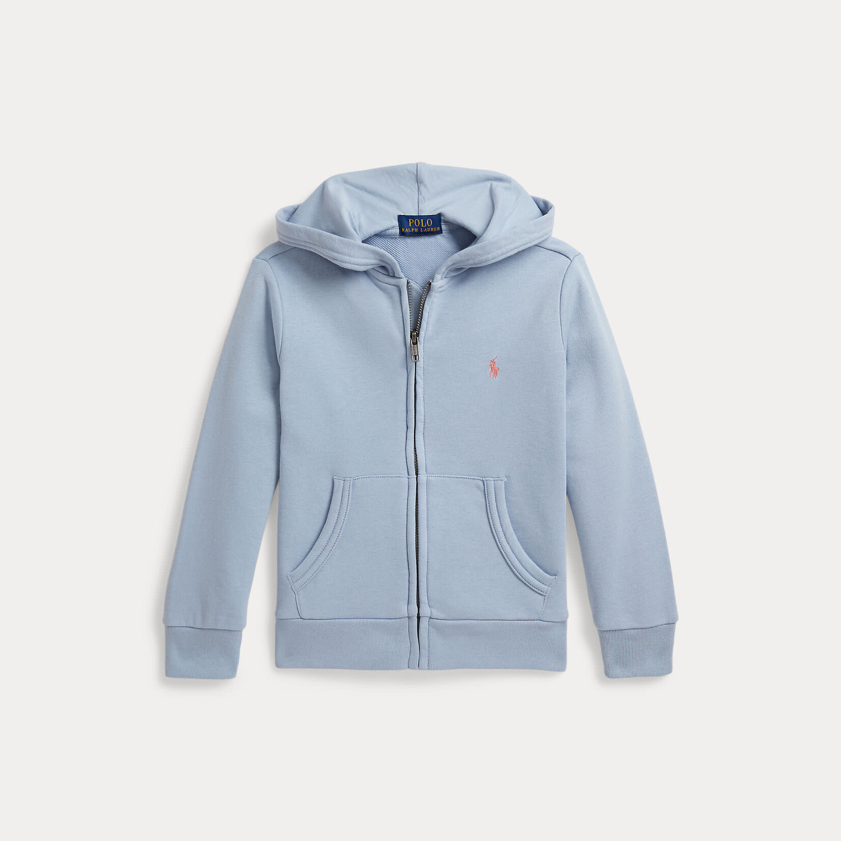 Ralph Lauren LS FZ HOOD-KNIT SHIRTS-SWEATSHIRT ESTATE BLUE