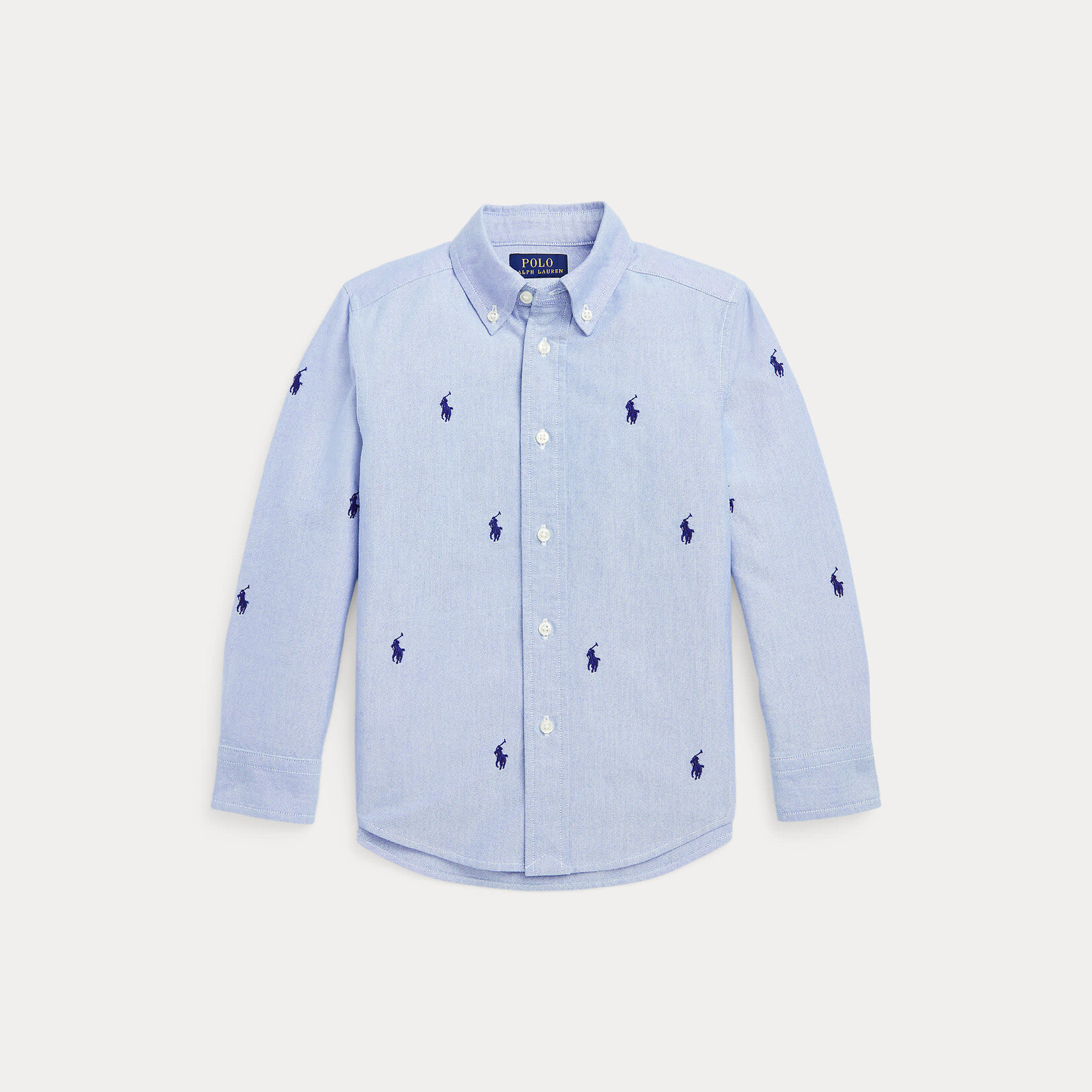 Ralph Lauren CLBDPPC-SHIRTS-SPORT SHIRT BSR BLUE WITH AOE PP