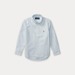 Ralph Lauren STRIPED COTTON OXFORD SHIRT LT BLUE STRIPE