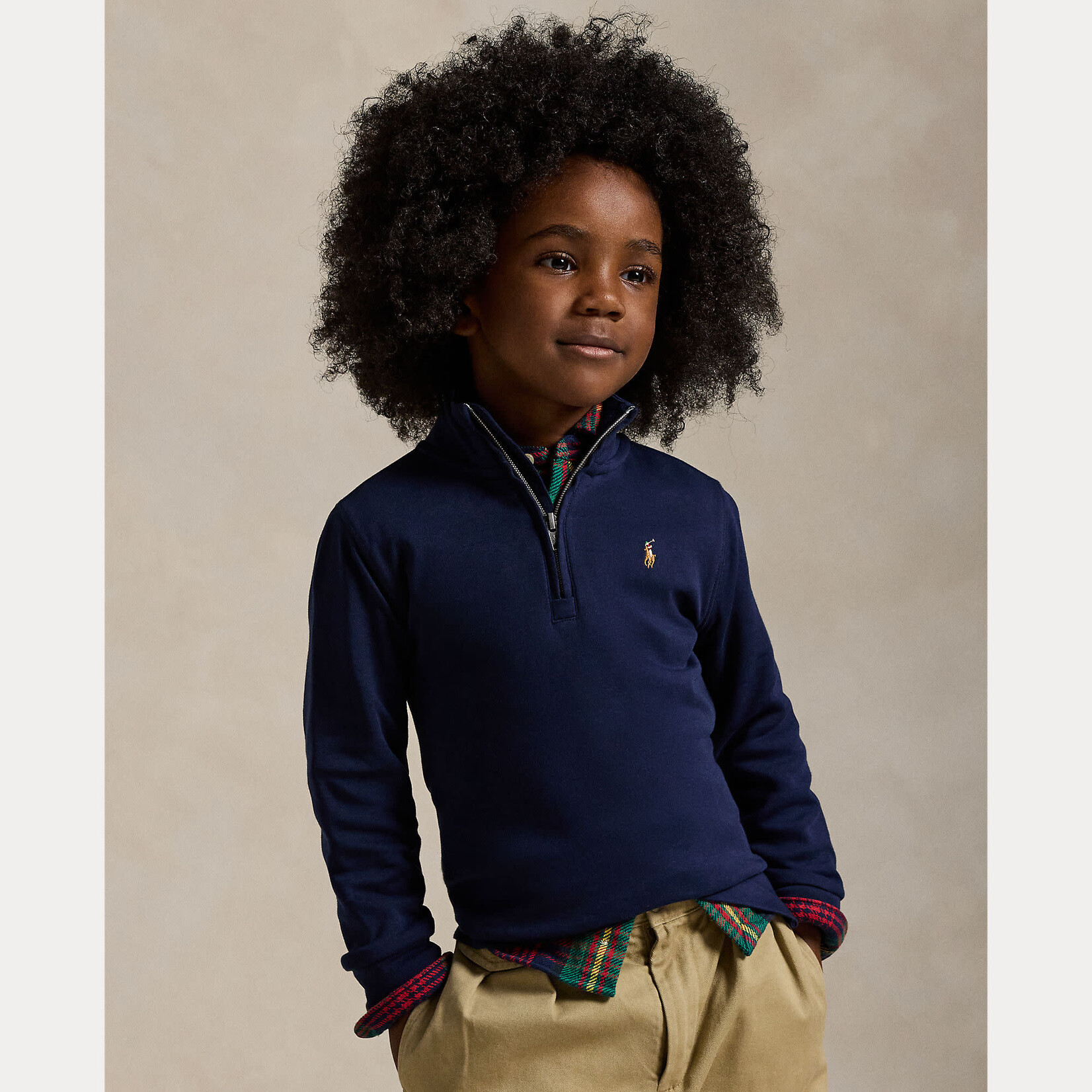 Ralph Lauren LSHZM5-KNIT SHIRTS-PULLOVER REFINED NAVY
