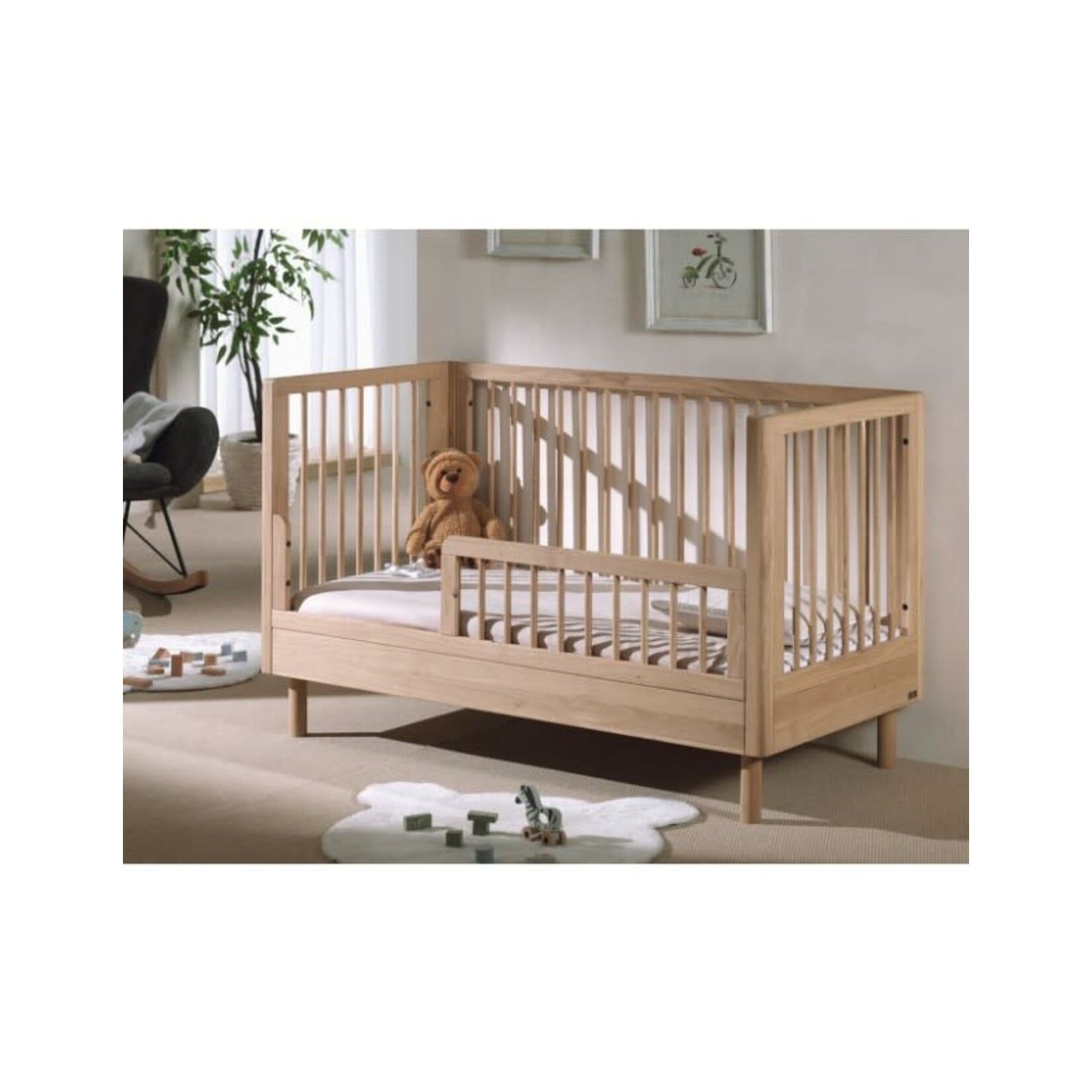Jaxx Furniture Baby Janssens: BED 70X140 EIK FORREST