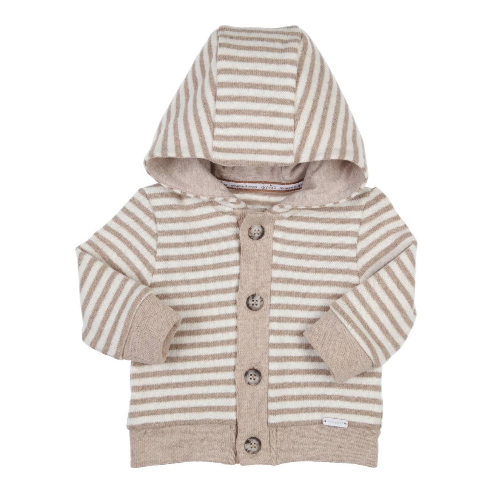 Gymp Cardigan Castor Beige - Ecru 350-6730-20