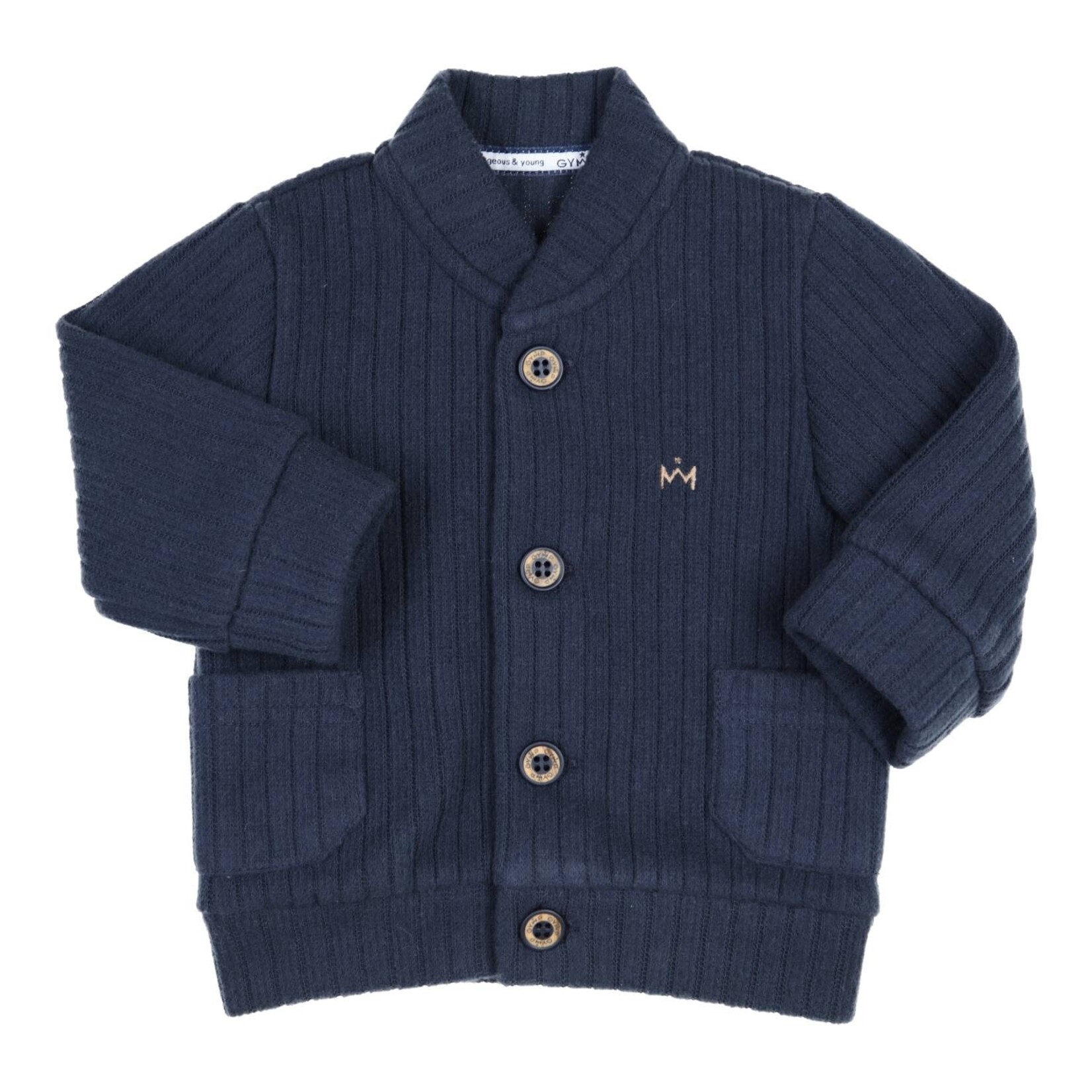 Gymp Cardigan Edward Navy 350-6750-20