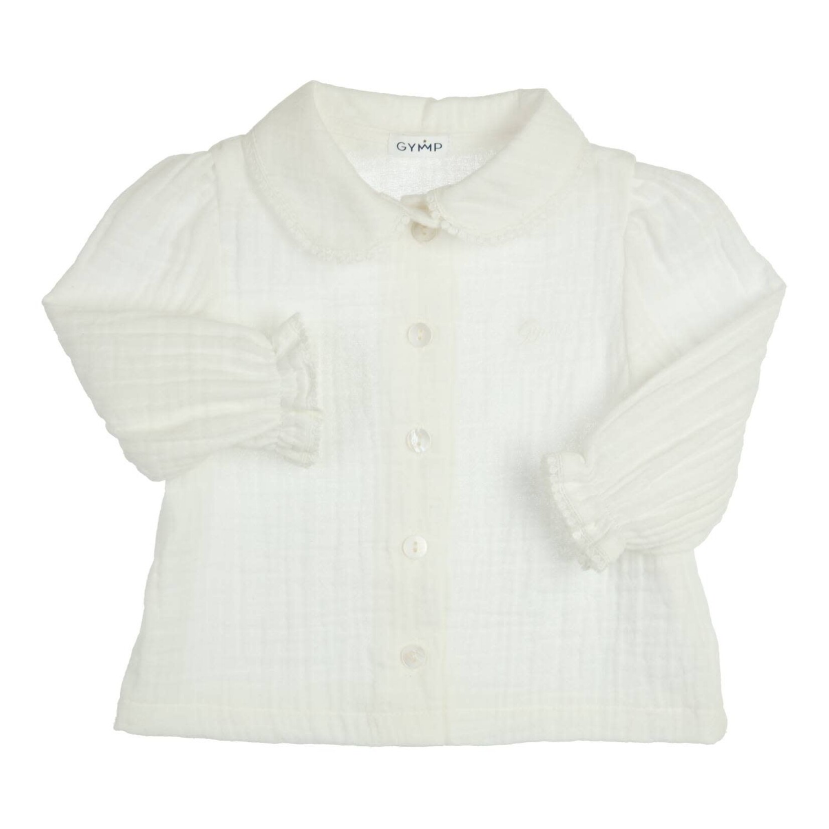 Gymp Blouse Jinke Off White 360-6690-10