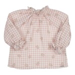 Gymp Blouse Emmy Off White - Old Rose 360-6712-10