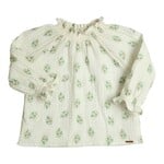 Gymp Blouse Florens Off White - Green 360-6713-10