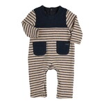 Gymp Creepersuit Lander Beige - Navy 480-6890-20