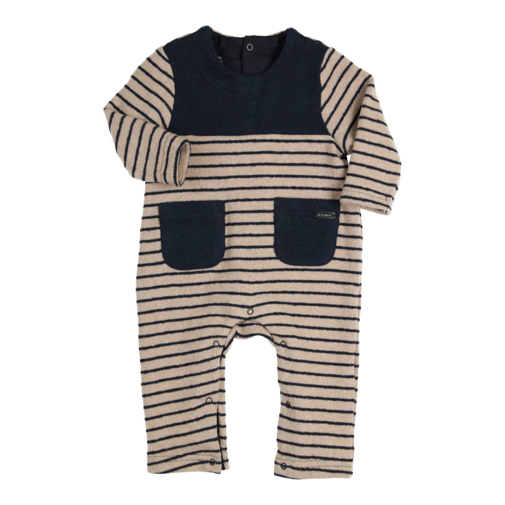 Gymp Creepersuit Lander Beige - Navy 480-6890-20