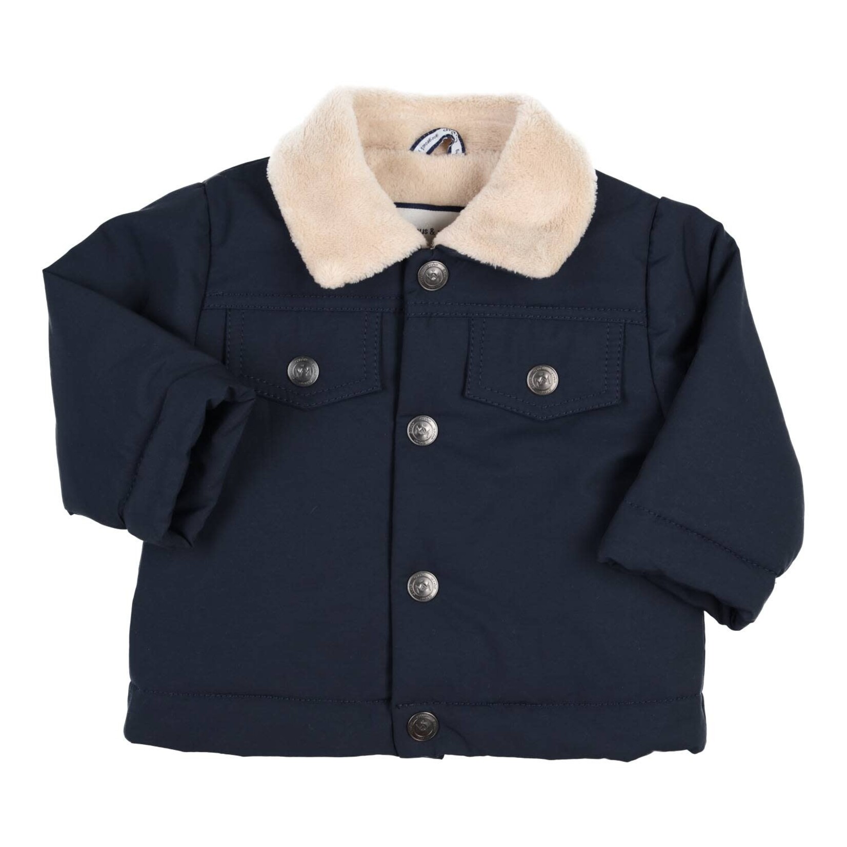 Gymp Coat Morris Navy - Beige 441-6819-20