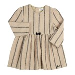 Gymp Dress Reina Beige - Black 470-6656-10