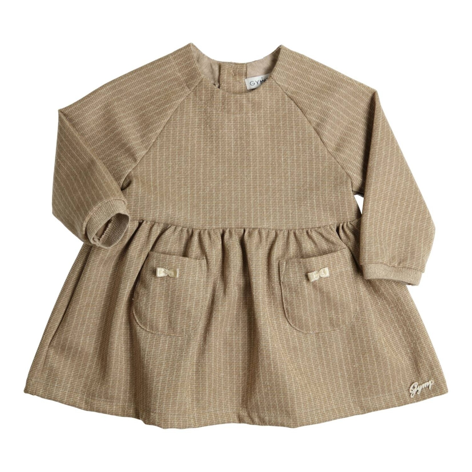 Gymp Dress Laurien Beige - Gold 470-6536-10