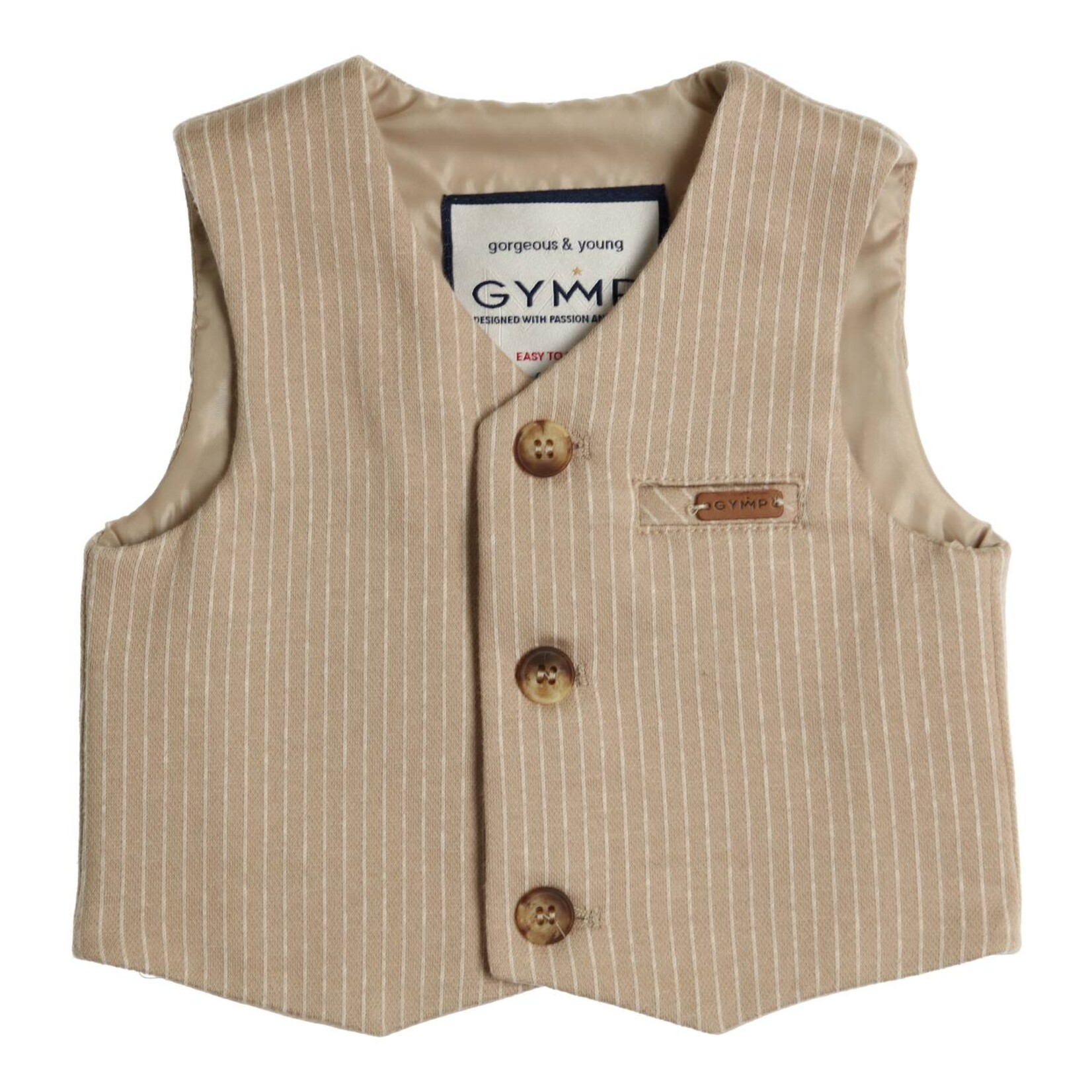 Gymp Gilet Manu Beige - Ecru 354-6547-20