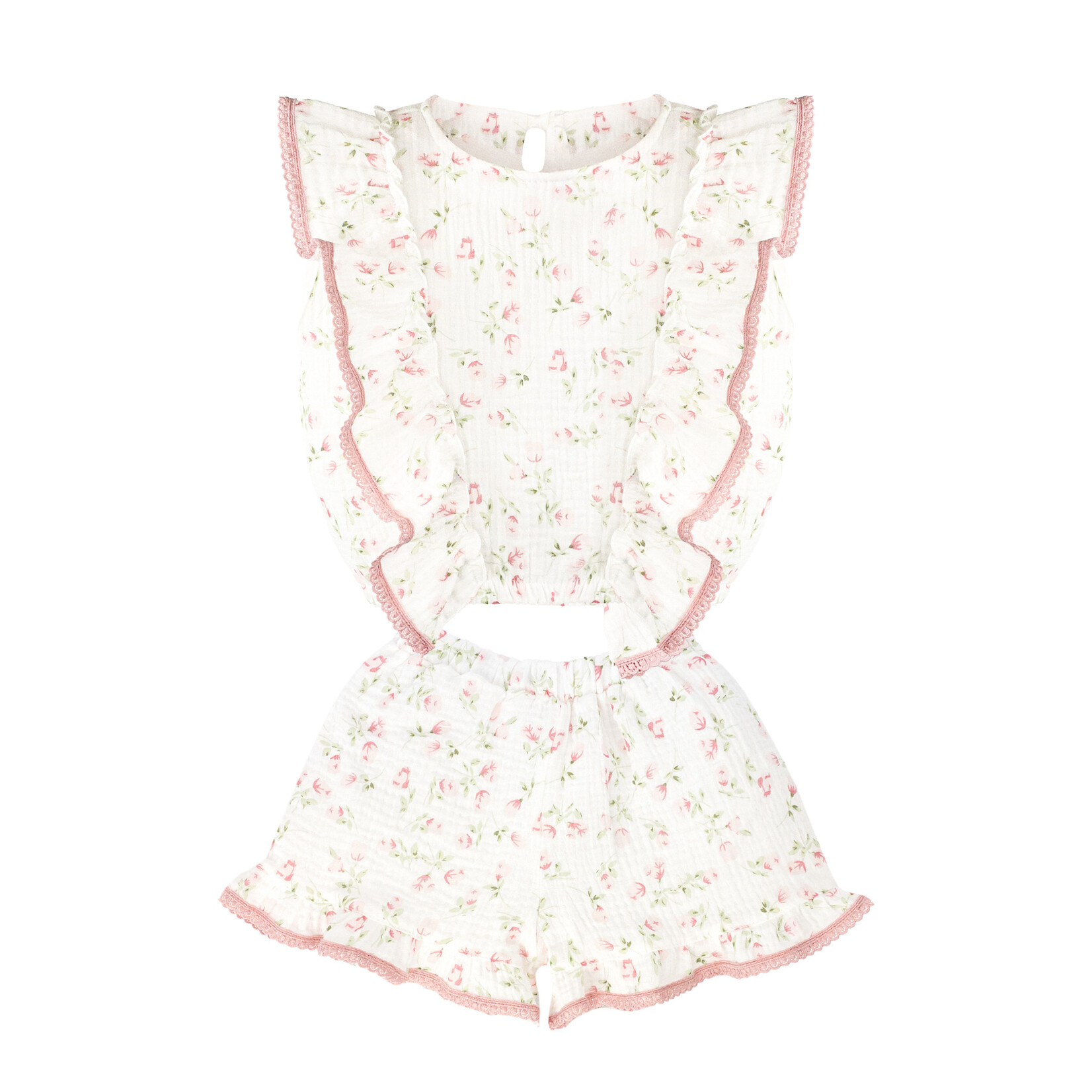 Jamiks NOKKA Set (Blouse + Shorts) bloem