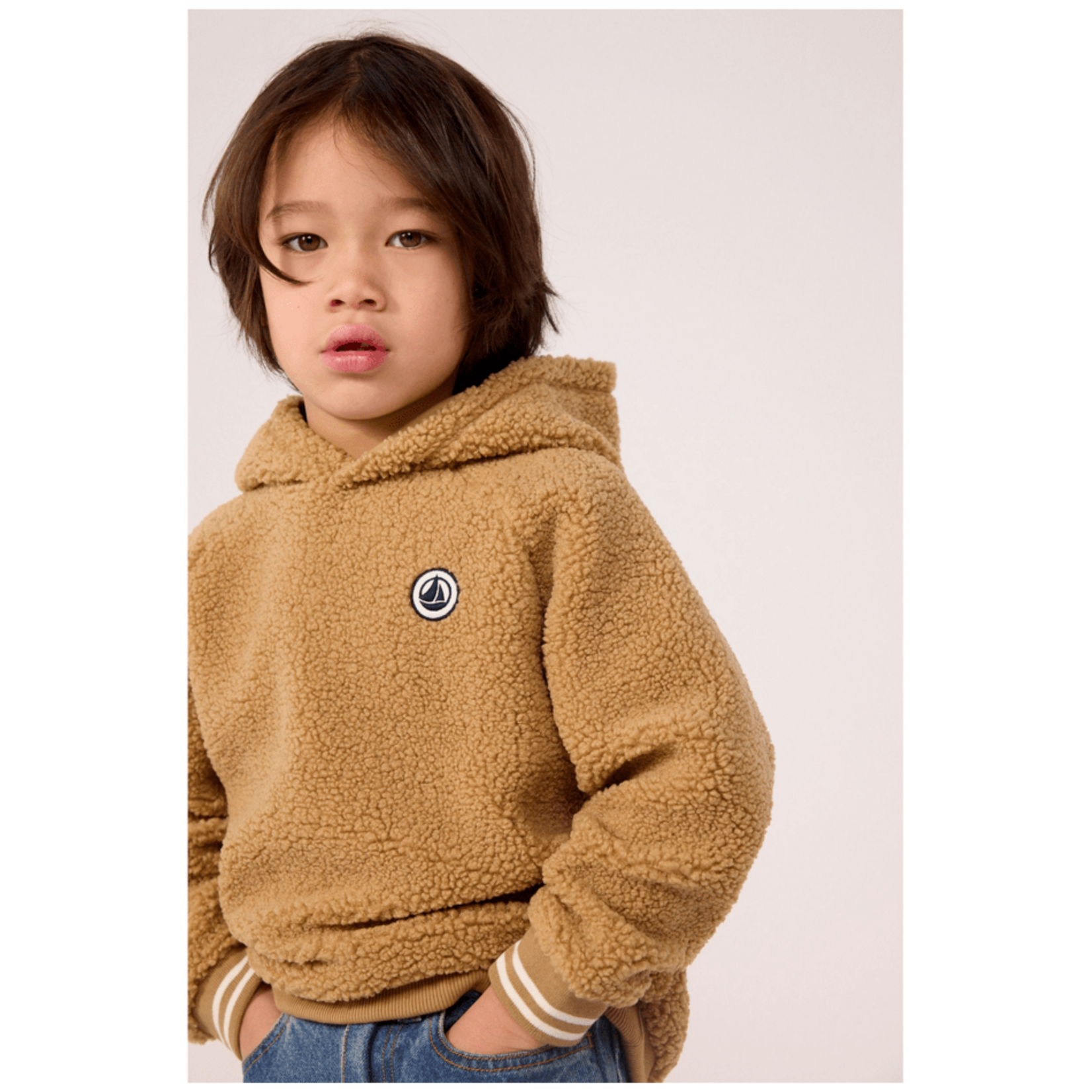 Petit Bateau SWEATSHIRT A CAPUCHE LATTE A0GND