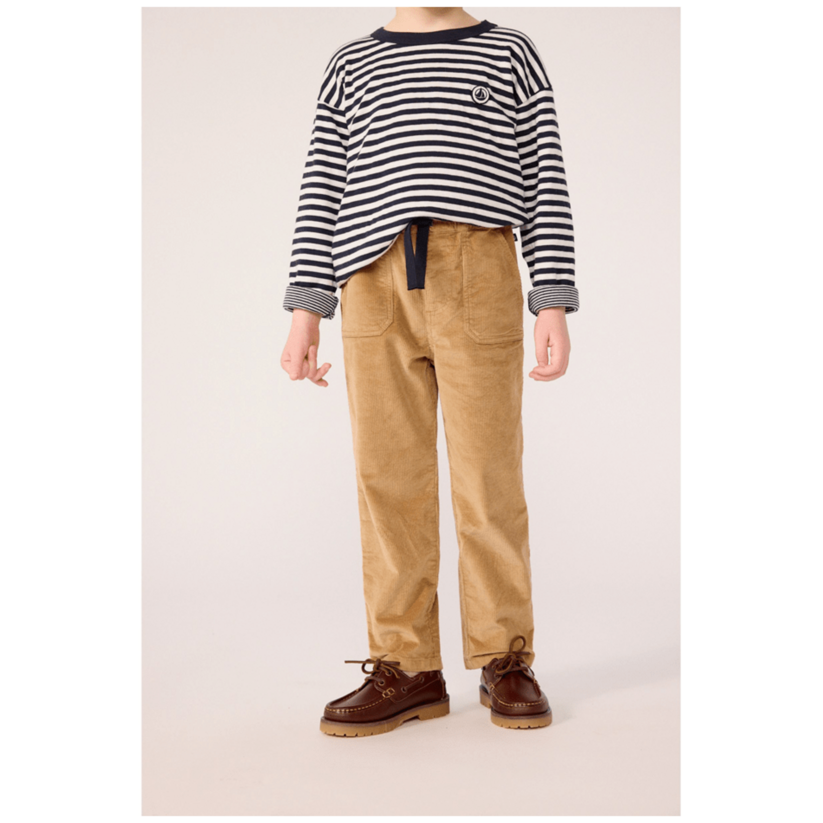Petit Bateau PANTALON VELOURS LATTE A0GKS