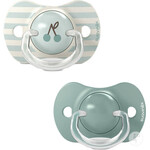 Suavinex BIRDIES - SET 2 SYMMETRISCHE FOPSPENEN SXPRO 18M+ GROEN