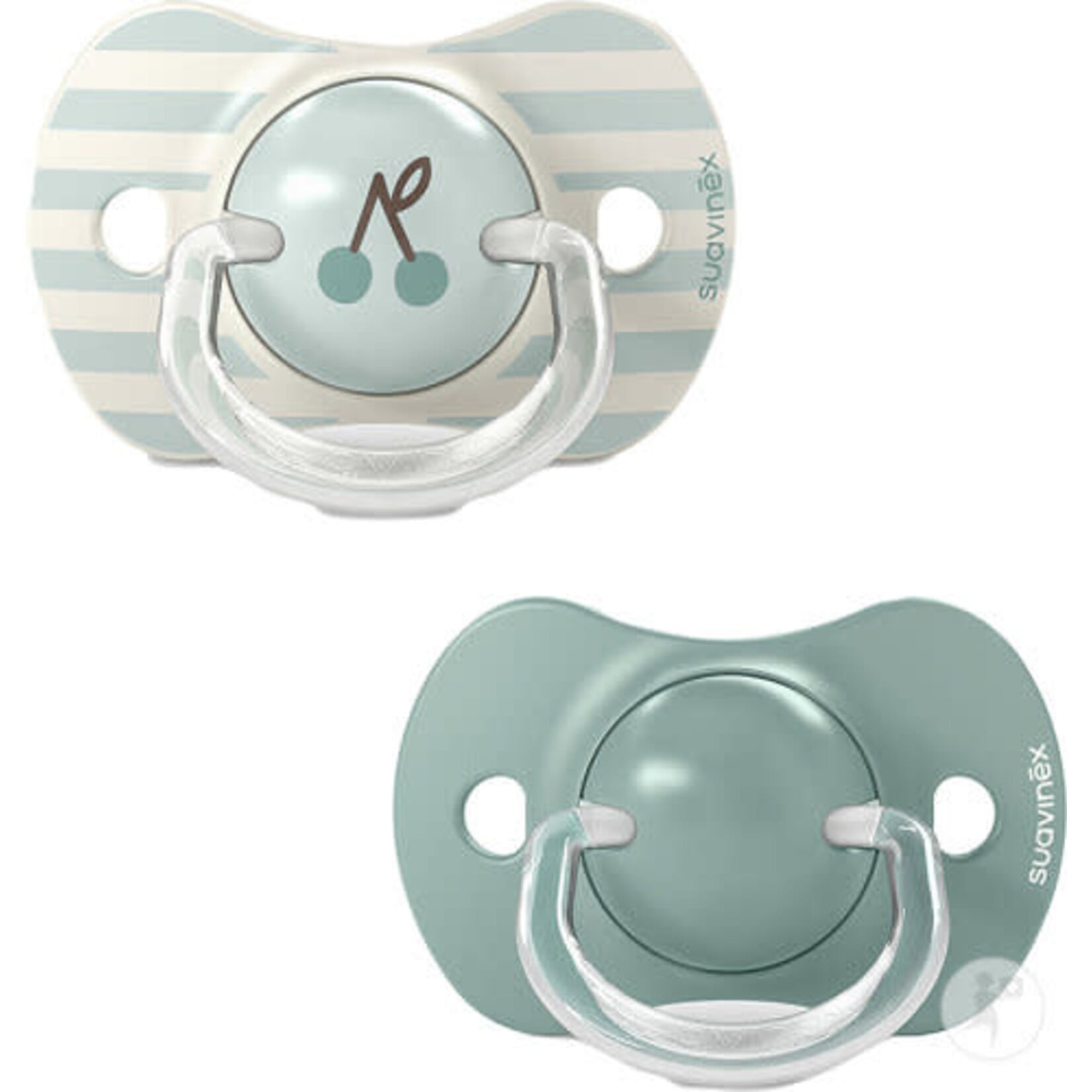 Suavinex BIRDIES - SET 2 SYMMETRISCHE FOPSPENEN SXPRO 18M+ GROEN