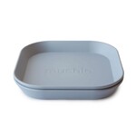 Mushie PLATES SQUARE - Blue cloud -2
