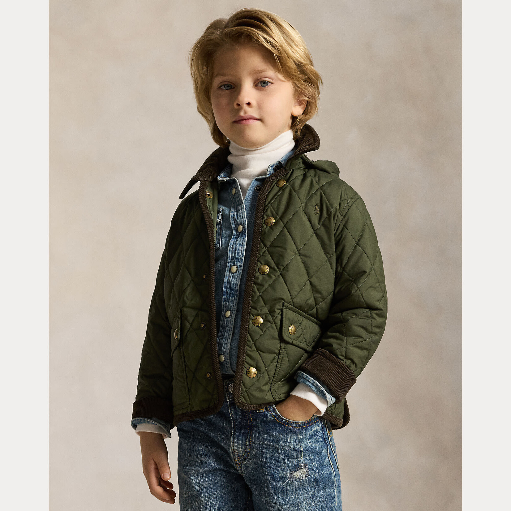 Ralph Lauren BOMBER COMPANY OLIVE/C8496