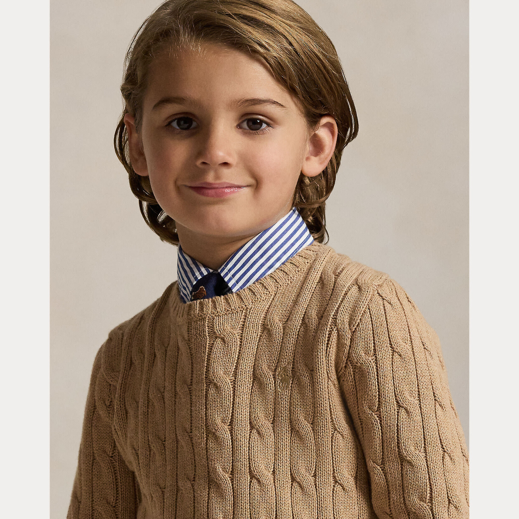 Ralph Lauren PULLOVER CAMEL HTHR/C8520