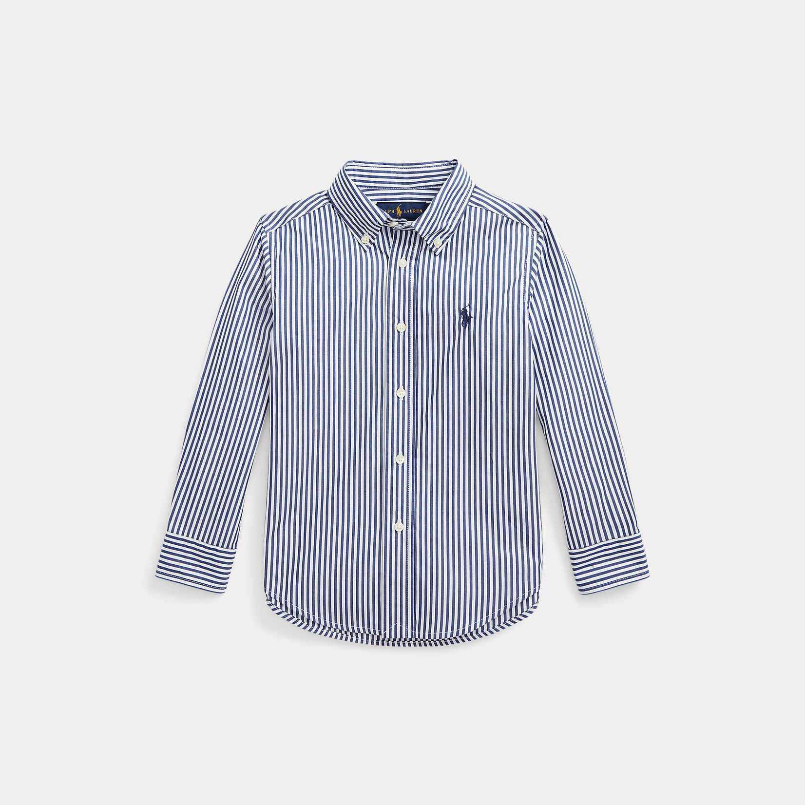 Ralph Lauren SPORT SHIRT 4655A NAVY/WHITE