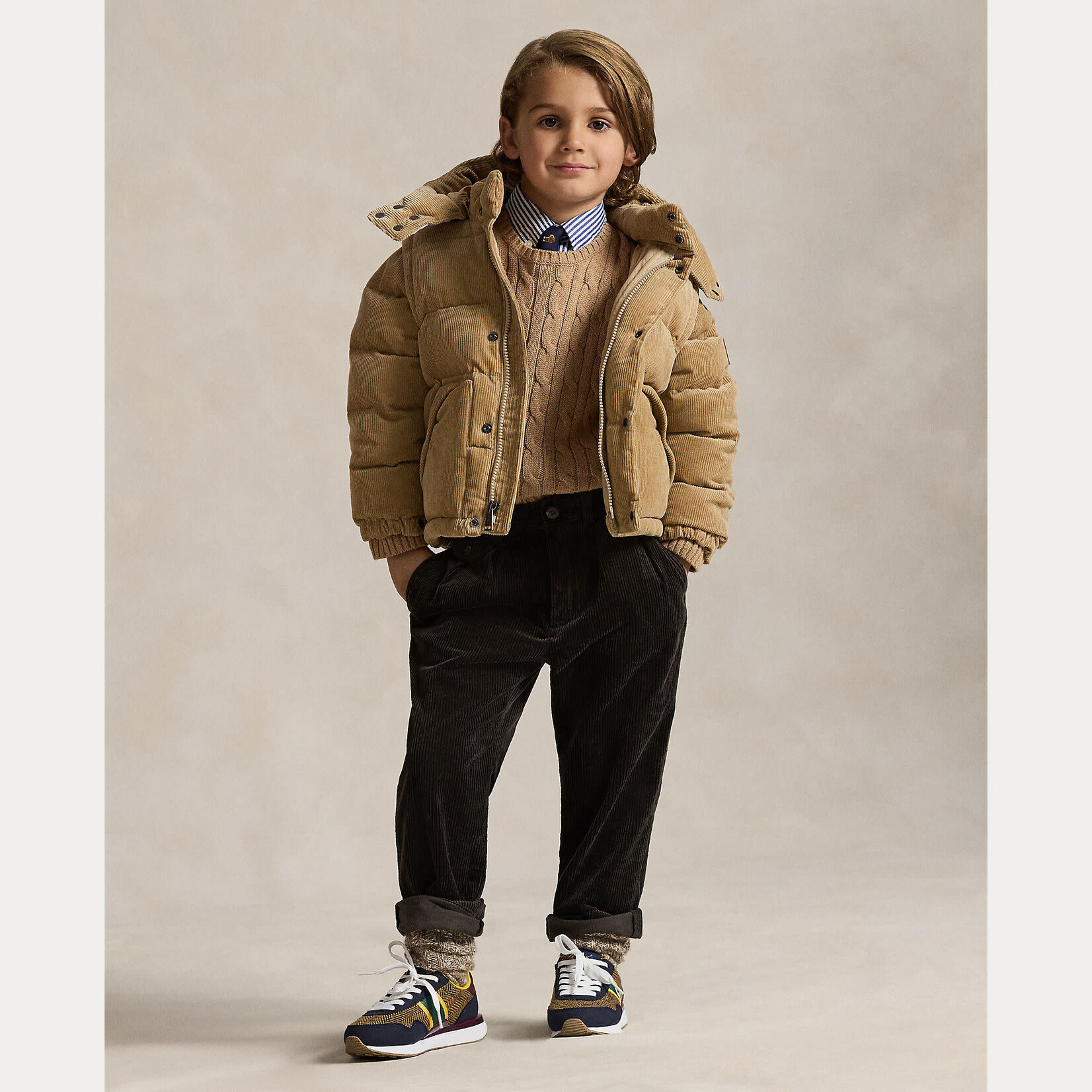 Ralph Lauren PULLOVER CAMEL HTHR/C8520