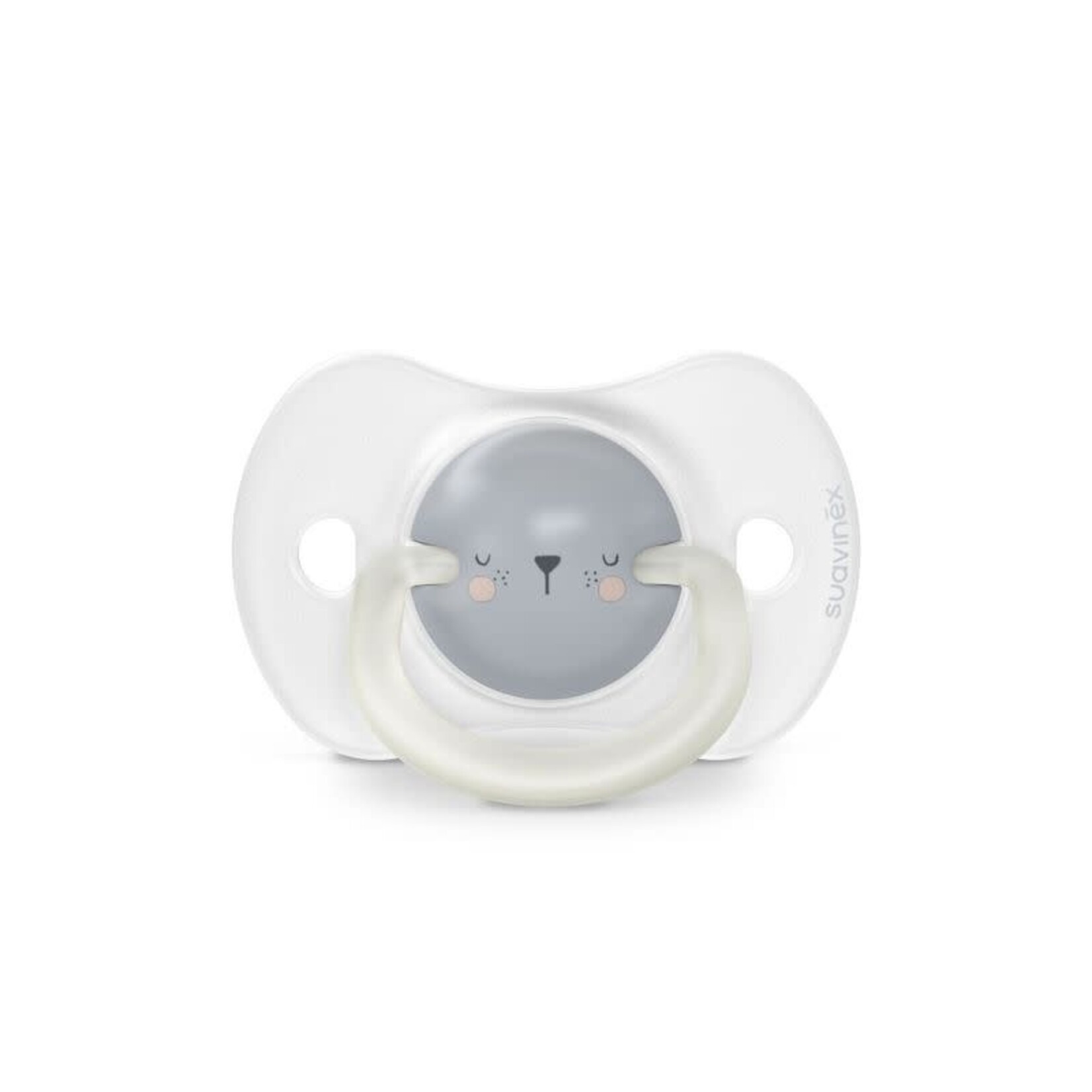 Suavinex baby deroo; 2 SX Pro 6/18M Night&Day glow-in-the-dark fopspenen Bear