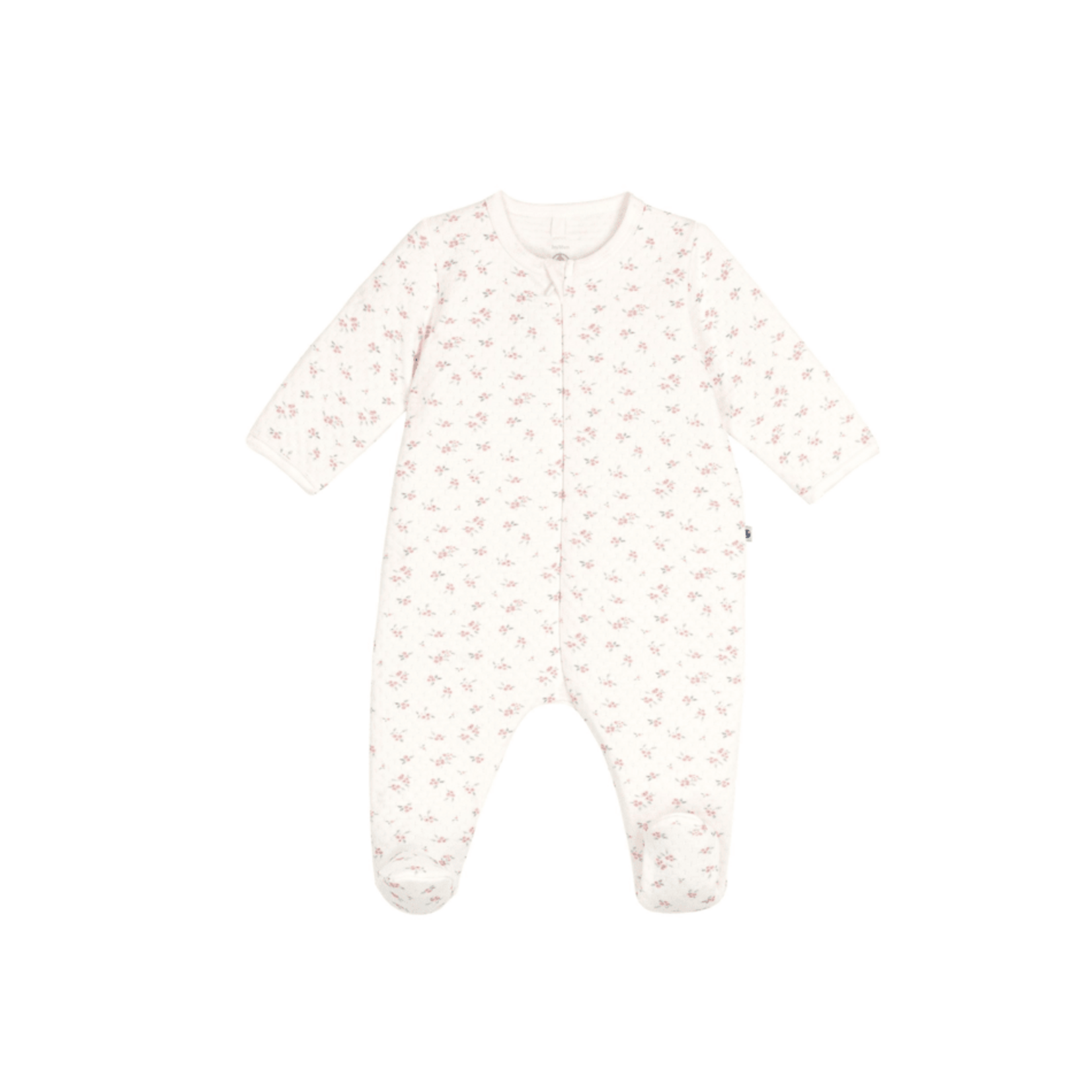 Petit Bateau DORS BIEN ZIPPE MARSHMALLOW/ROSE A0G9O