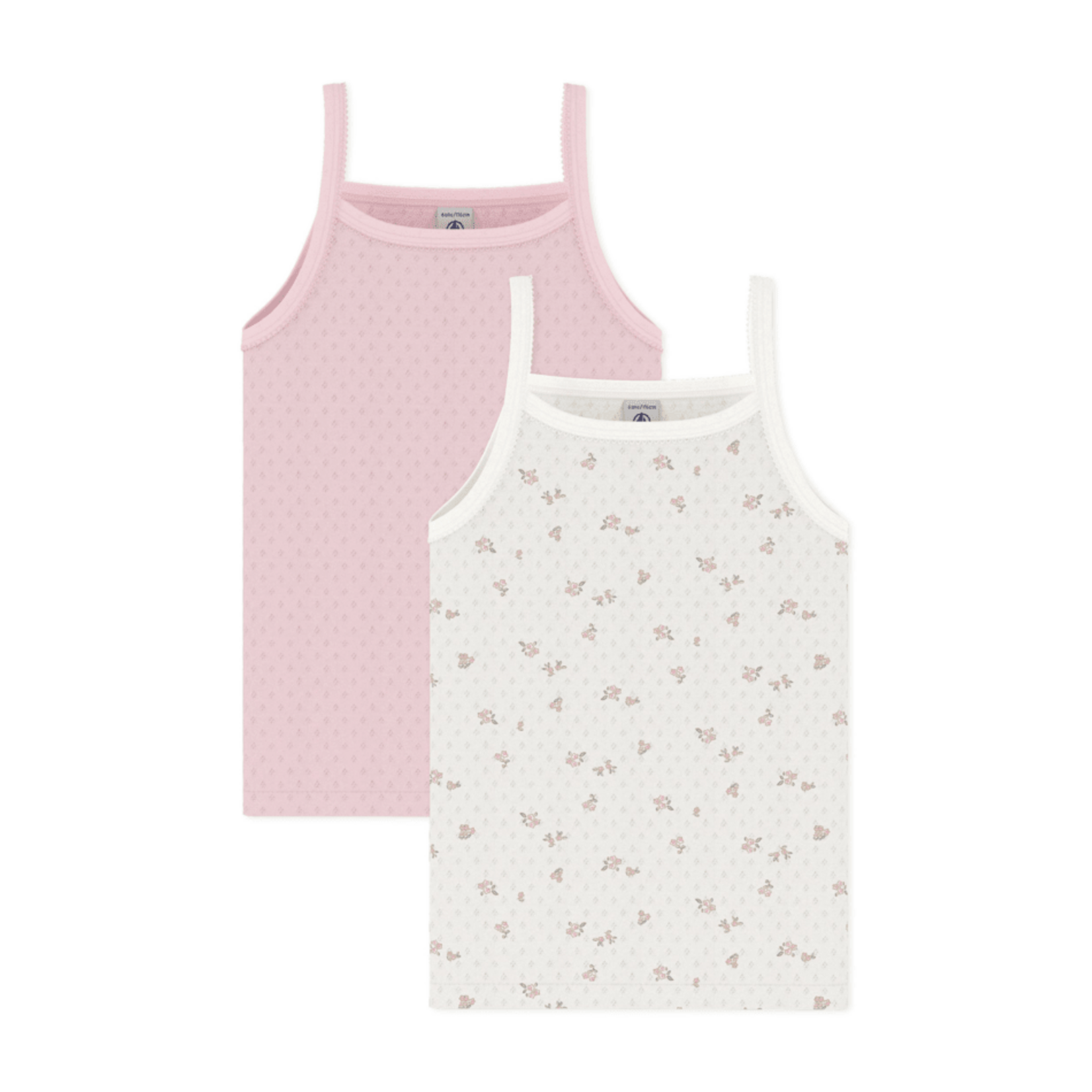 Petit Bateau 2 CHEMISES BRETELLES variante 1 A0GQ8