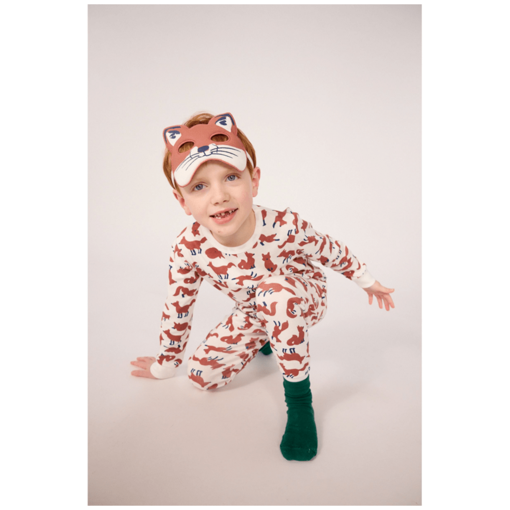 Petit Bateau PYJAMA + MASQUE MARSHMALLOW/MULTICO A0GCL
