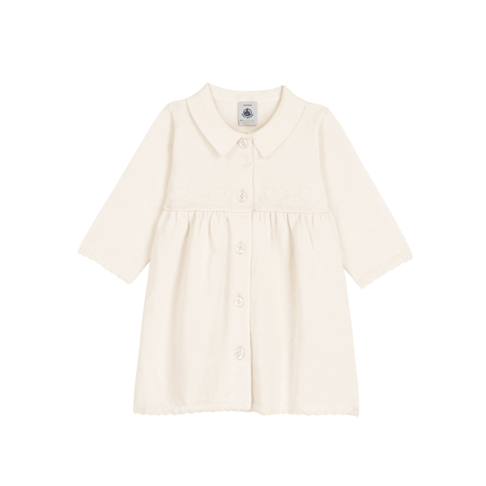 Petit Bateau ROBE MARSHMALLOW A0GIO
