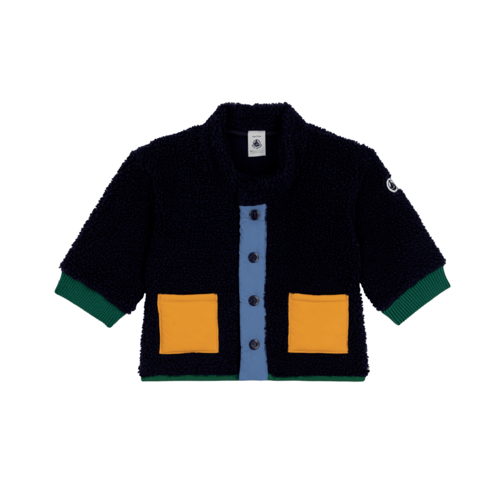 Petit Bateau VESTE SHERPA SMOKING/MULTICO A0GRC