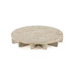 Aardewerk plateau Betonlook 35x35x5,5cm