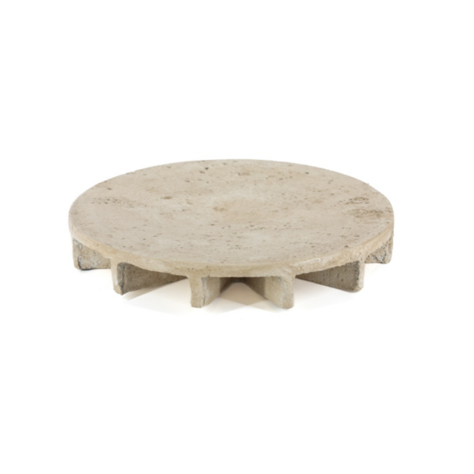 Aardewerk plateau Betonlook 35x35x5,5cm